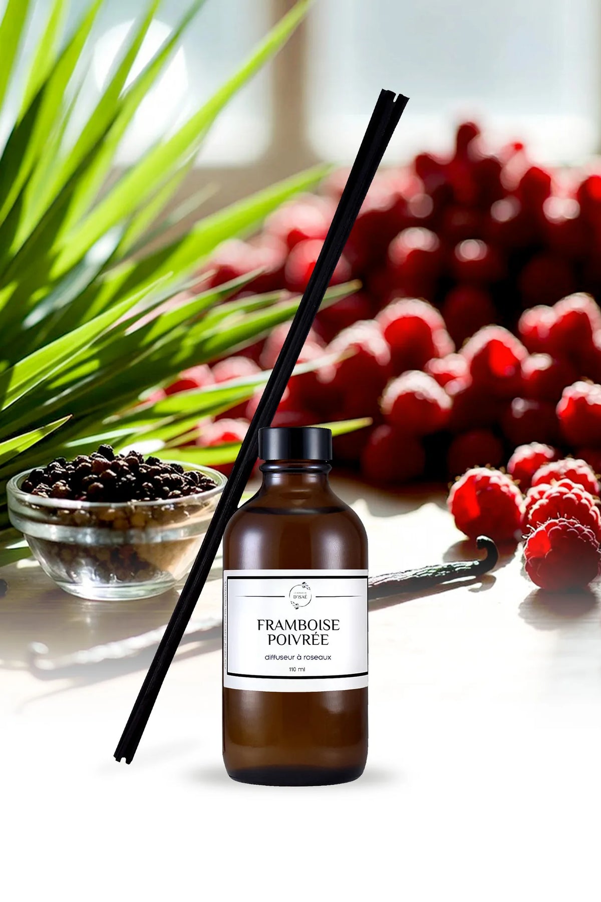 Diffuseur à roseaux - Framboise Poivrée